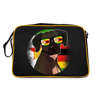 Zimbabwe - Sac Retro - noir/or - Dos