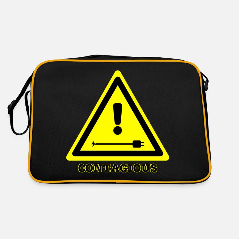 Contagious joke Retro Bag