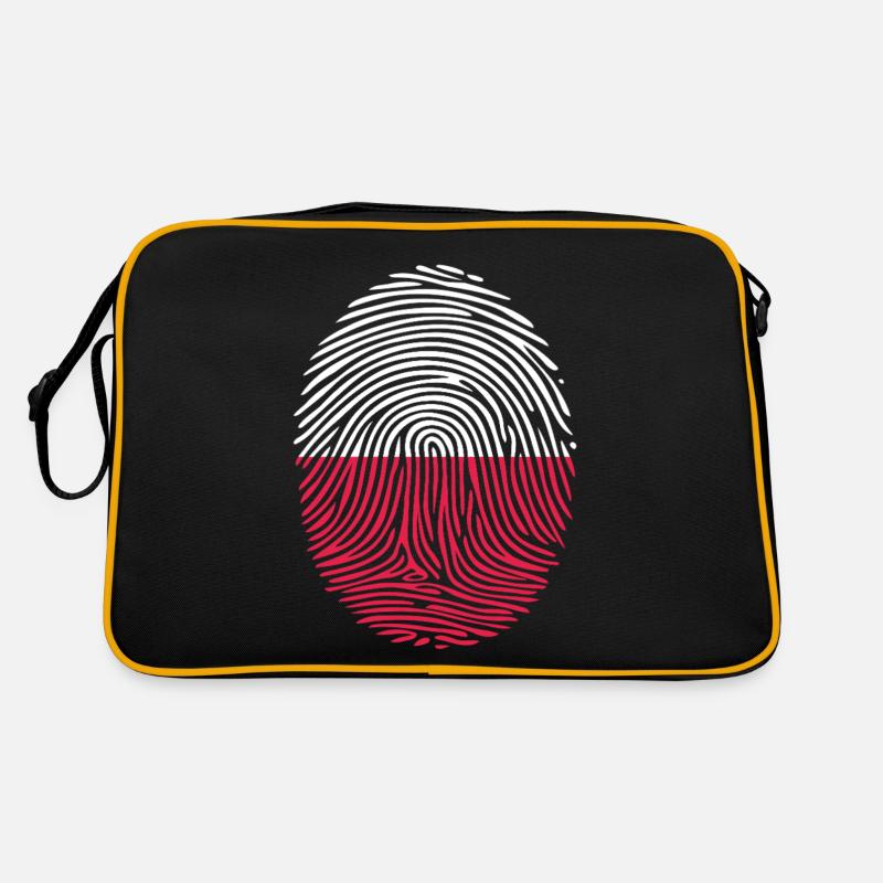 La Pologne dans mon ADN avec le drapeau polonais Sac Retro
