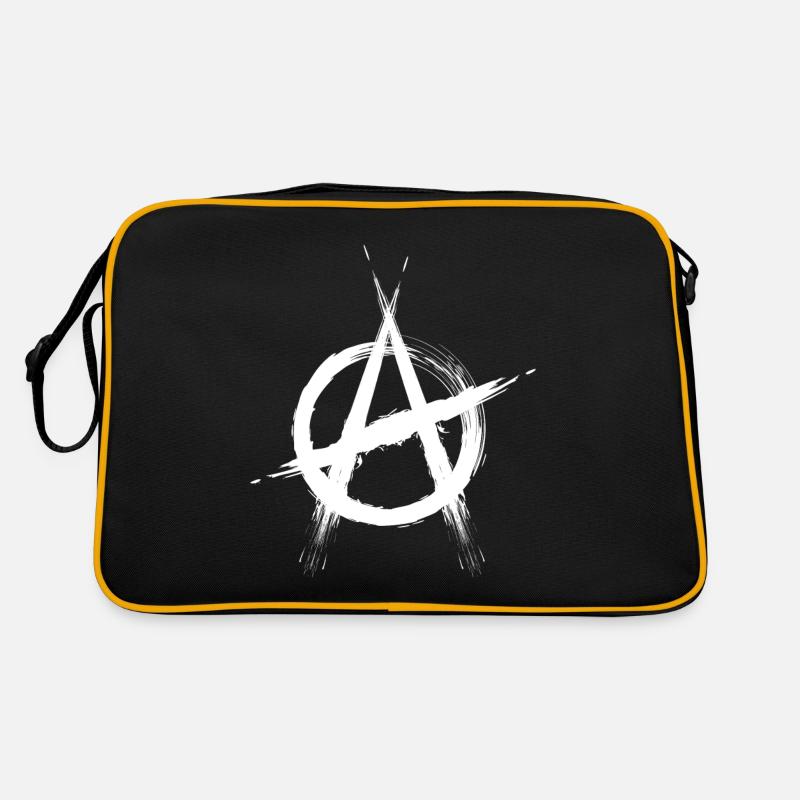 Anarchie symbole blanc Sac Retro