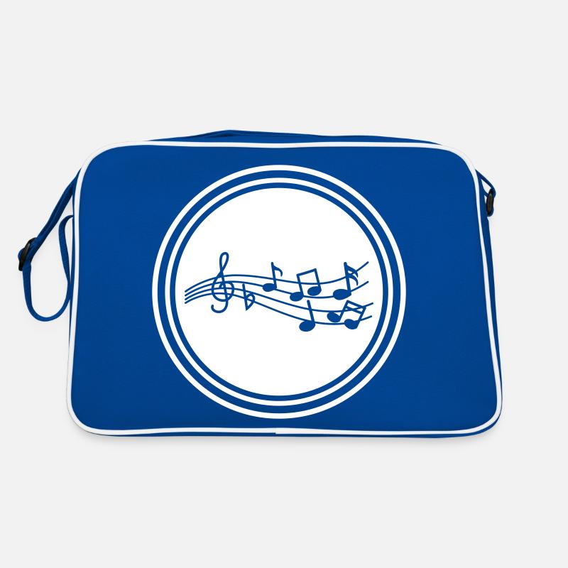 Panneau des notes de musique Sac Retro