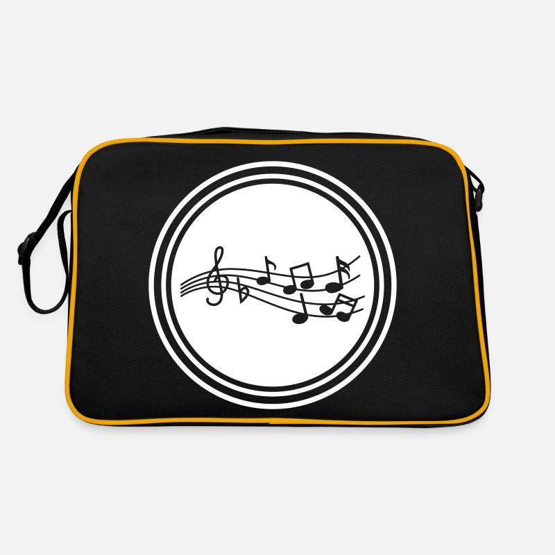 Musical notes sign Retro Bag