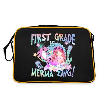 first grad is merma zing Girls Boys Teacher Team - Retro Bag - black/gold - Back