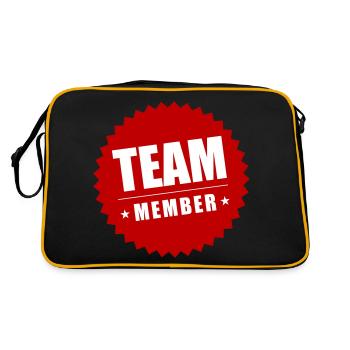 Membres de l’équipe - Sac Retro - noir/or - Dos