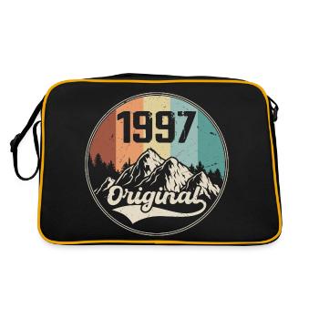 Original 1997 Birthday Gift - 1997 - Retro Bag - black/gold - Back