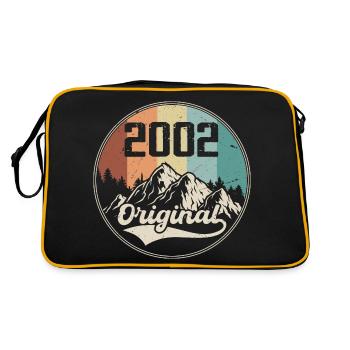 Original 2002 Cadeau D'anniversaire - 2002 - Sac Retro - noir/or - Dos