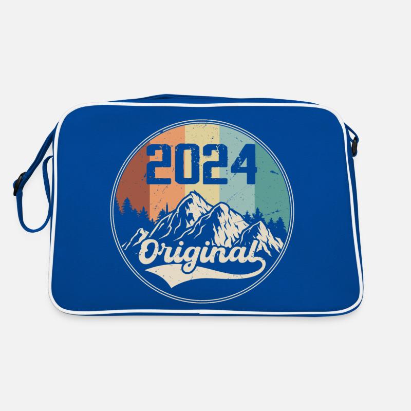 Ursprüngliches Geburtstagsgeschenk 2024 - 2024 Retro Tasche