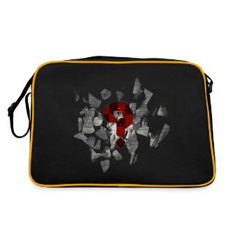 DÉSIRER - Sac Retro - noir/or - Dos