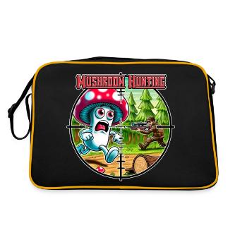 mushroom hunting - Sac Retro - noir/or - Dos