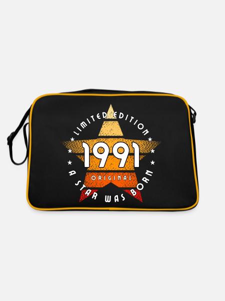 A Star was born 1991 original limited edition - Retro Bag - black/gold - Back