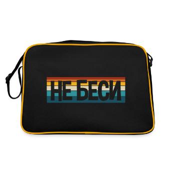 Ne me réveillez pas pour les femmes russes - Sac Retro - noir/or - Dos