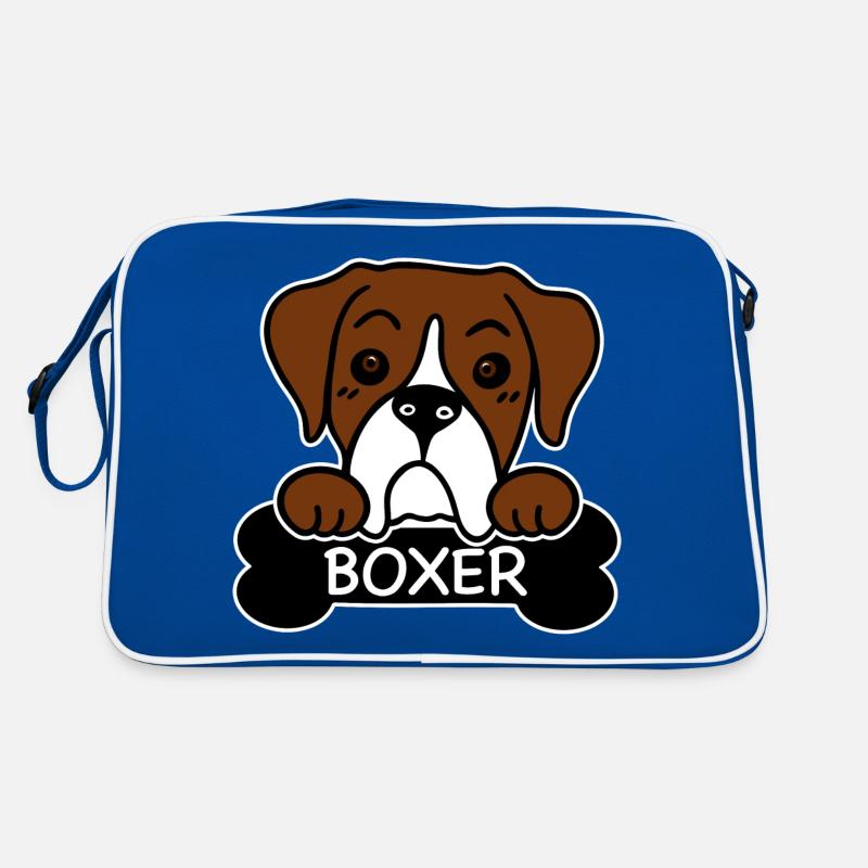 Boxer and bones Retro Bag