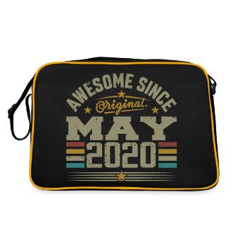 Vintage May 2020 May 2020 Born in May 2020 Original - Retro Bag - black/gold - Back