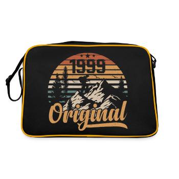 Original 1999 Retro 1999 Vintage 1999 Anniversaire - Sac Retro - noir/or - Dos