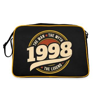 Homme 1998 La Légende 25 Ans Anniversaire - Sac Retro - noir/or - Dos