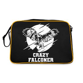 Falknern - Retro Tasche - Schwarz/Gold - Hinten