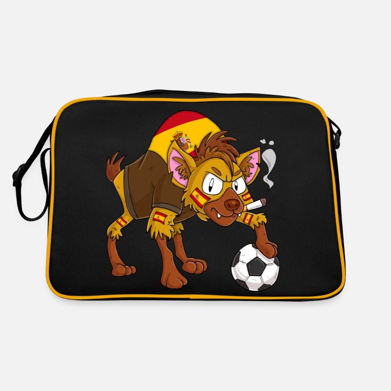 Hyäne Fan Spanien Retro Tasche