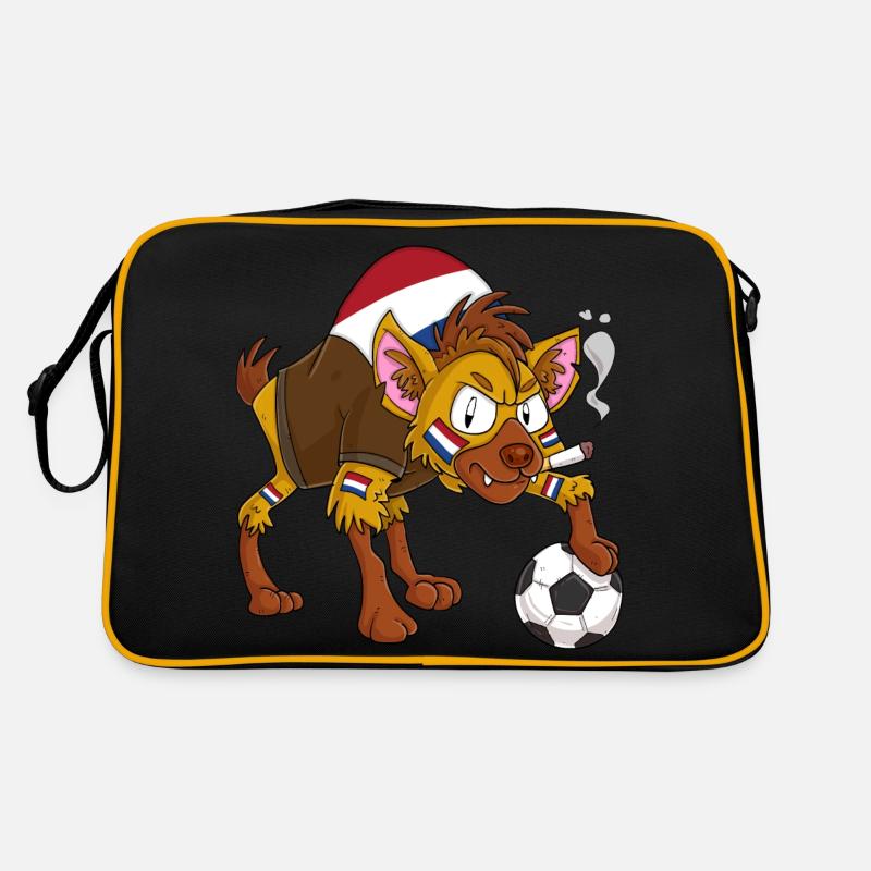 Hyäne Fan Niederlande Retro Tasche