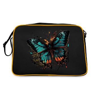 Transformation en papillon - Sac Retro - noir/or - Dos