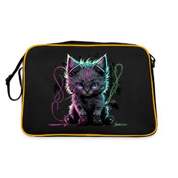 Hyper Cat - Sac Retro - noir/or - Dos
