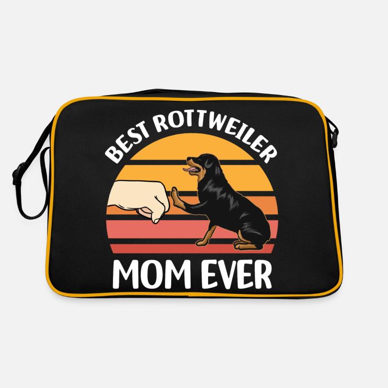 Rottweiler Hunderasse Retro Tasche