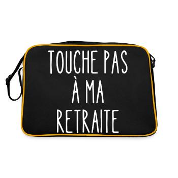 touche pas à ma retraite - Sac Retro - noir/or - Dos