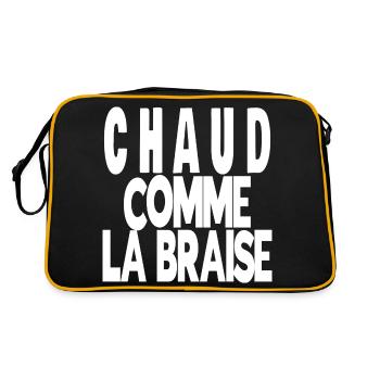 chaud comme la braise - Sac Retro - noir/or - Dos