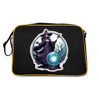 Witch / Magic / Witch Ritual / Fairy Tale / Spell - Retro Bag - black/gold - Back