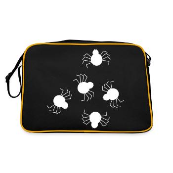 Blanc araignée - Sac Retro - noir/or - Dos