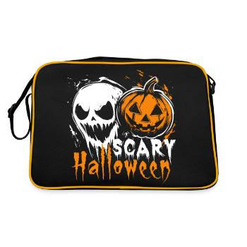 Costume de citrouille d’Halloween effrayant - Effrayant - Sac Retro - noir/or - Dos
