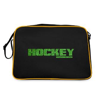 Field hockey Hockey artificial turf for hockey players - Retro Bag - black/gold - Back