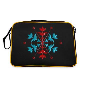 Étoile - Sac Retro - noir/or - Dos
