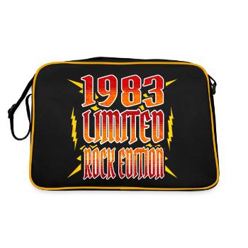 Édition Limitée Rockeur 1983 40 Ans Anniversaire - Sac Retro - noir/or - Dos