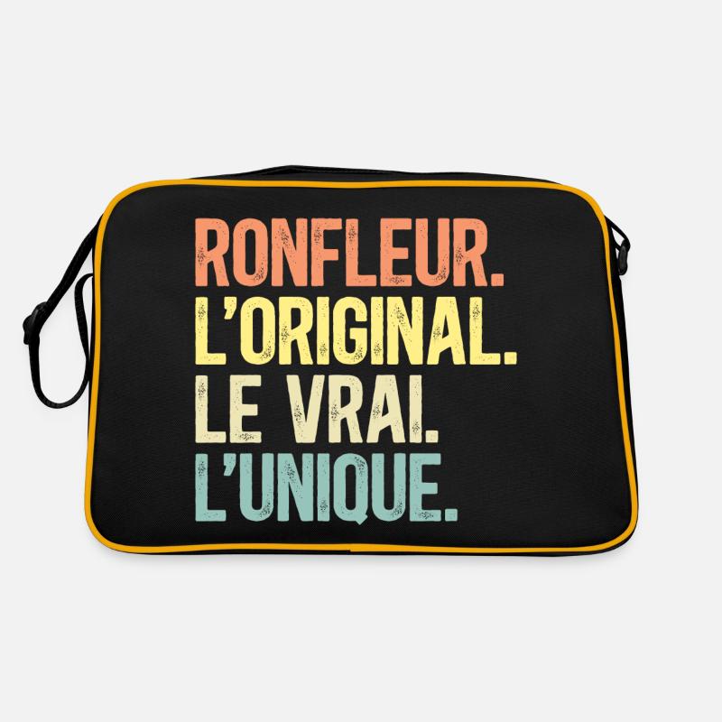 L'Original Le Vrai L'Unique Homme Ronfleur Sac Retro