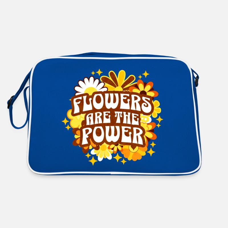 Phrase Positive Années 70 et 80 Fleurs Sac Retro