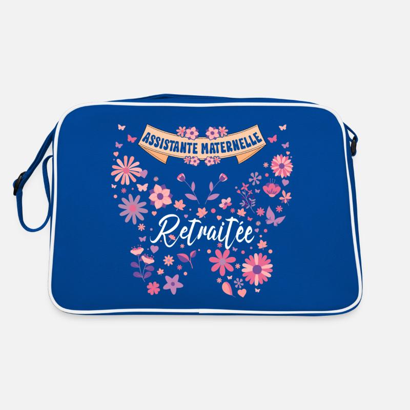 Papillon Assistante Maternelle Retraite Sac Retro