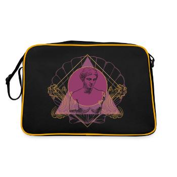 Goddess Aphrodite - Venus, Goddess of Love - Retro Bag - black/gold - Back