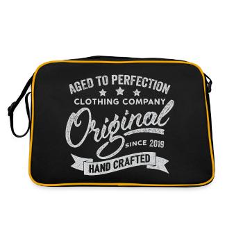 Original 2019 Vintage Rétro 2019 Anniversaire 2019 - Sac Retro - noir/or - Dos