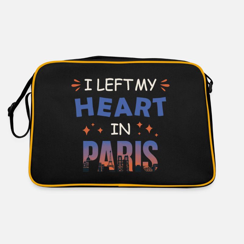 I left my heart in Paris Retro Bag