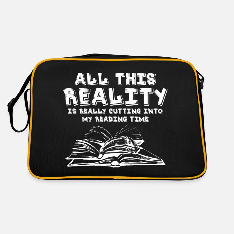 All This Reality Is Really Cutting Into My Reading Retro Bag