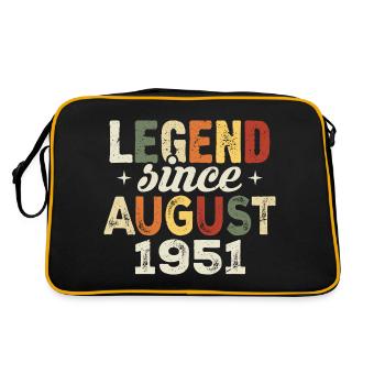 Août 1951 Anniversaire Août 1951 - Août 1951 - Sac Retro - noir/or - Dos