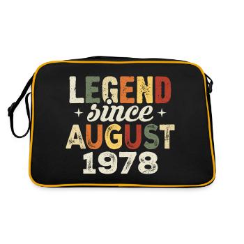 Août 1978 Anniversaire Août 1978 - Août 1978 - Sac Retro - noir/or - Dos