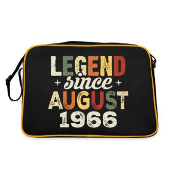 Août 1966 Anniversaire Août 1966 - Août 1966 - Sac Retro - noir/or - Dos