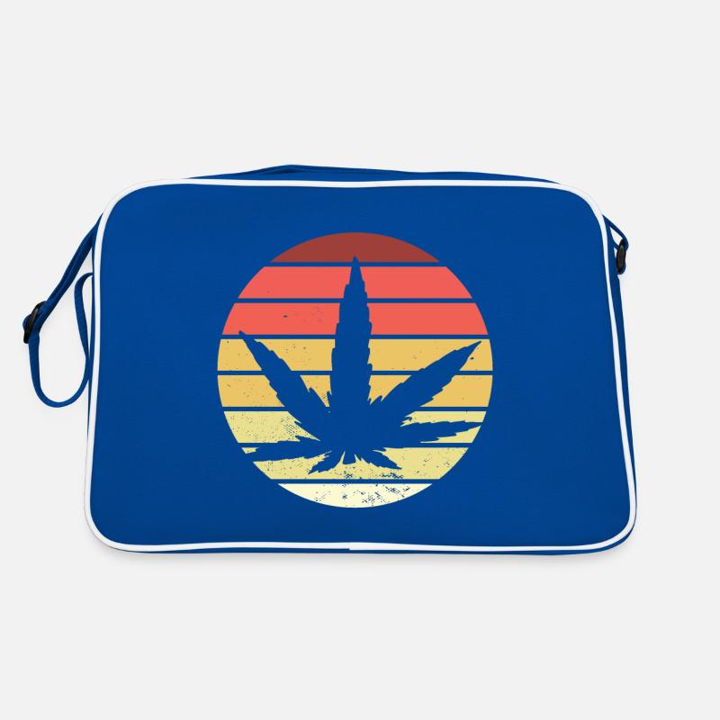 Cannabis leaf Retro Sunset Retro Bag