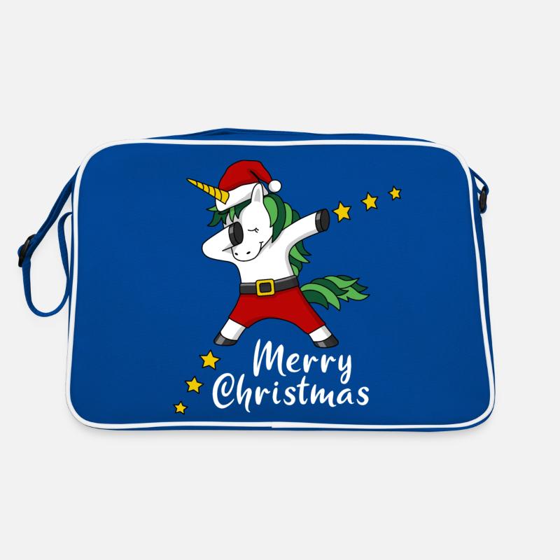Joyeux Noël Licorne dabing Sac Retro