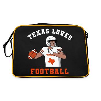 Design de football texan pour les fiers fans du Texas - Sac Retro - noir/or - Dos