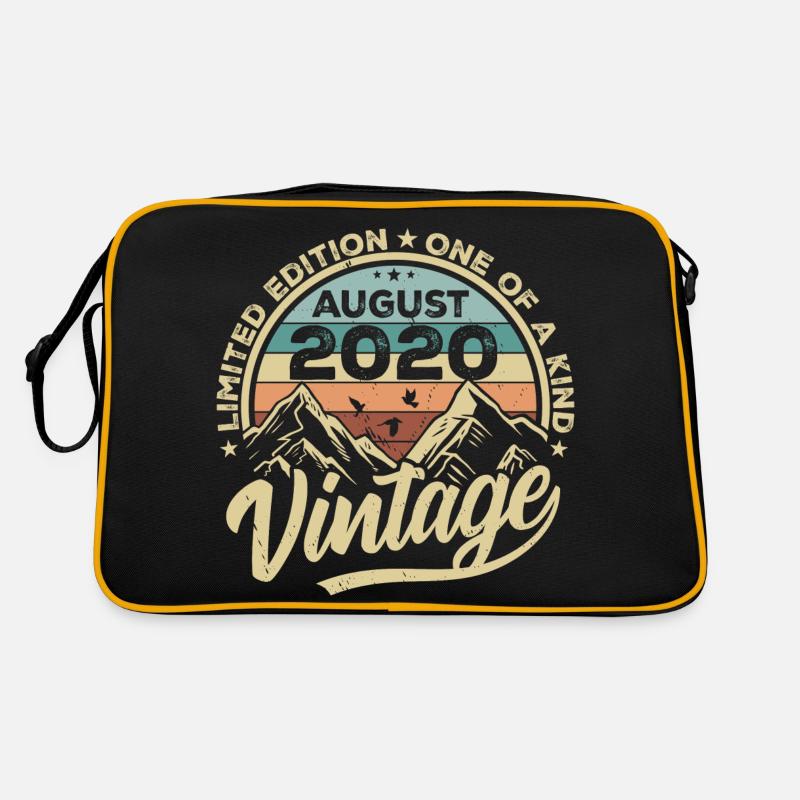 Geburtstag August 2020 Geburtstagsgeschenk August Retro Tasche