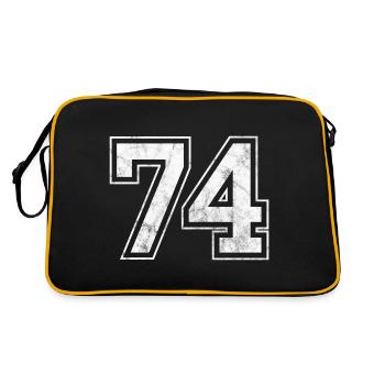 Numéro 74 - Sac Retro - noir/or - Dos