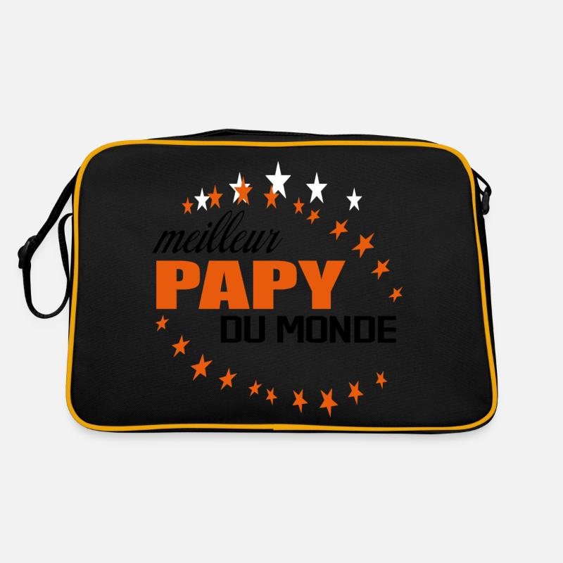 Meilleur Papy Du Monde Sac Retro
