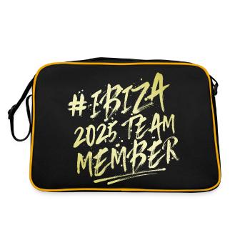 L’équipe d’Ibiza 2025 - Sac Retro - noir/or - Dos